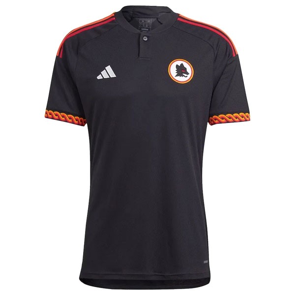 Tailandia Camiseta AS Roma 3ª 2023 2024 Negro